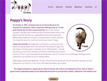 Tablet Screenshot of poppyfoundation.org